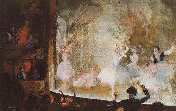  Somov Pintura Art%C3%ADstica - campeones de ballet ruso sílfide elíseo Konstantin Somov